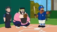 The Cleveland Show – Kendra Krinklesac (m.), Cleveland Brown (r.)