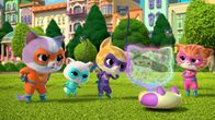 SuperKitties – SUPERKITTIES - “Get the Boot” (Disney) BUDDY, BITSY, SPARKS, SUPER KITTY KIT, GINNY