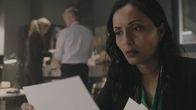 Mayday - Alarm im Cockpit – REENACTMENT - Sathya Silva (played by Sabrina Persaud) of the NTSB scours documents to find the reason for the downing of Execuflight 1526. (Cineflix 2020/James Griffith)