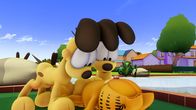 The Garfield Show – Garfield scheint in einer Art Albtraum gefangen zu sein.