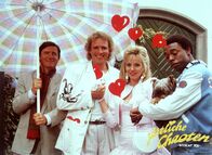 Zärtliche Chaoten – Helmut Fischer, Thomas Gottschalk, Dey Young, Michael Winslow.
