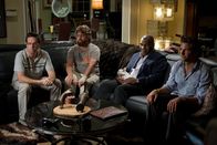 Hangover – Ed Helms (Stu), Zach Galifianakis (Alan), Mike Tyson, Bradley Cooper (Phil).