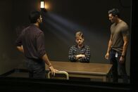 Criminal Minds – L-R: Luke Alvez (Adam Rodriguez); Tom Davis (Rob Poynter); Matt Simmons (Daniel Henney)