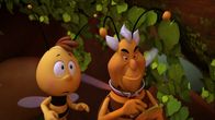 Die Biene Maja – Richter Bienenwachs macht eine Pollenlagerkontrolle.