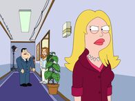 American Dad! – L-R: Stan, Jesus, Francine