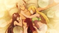 How Not to Summon a Demon Lord – L-R: Rem, Diablo, Alicia und Shera