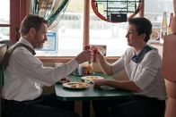 Get a Job – Roger Davis (Bryan Cranston, l.); Will Davis (Miles Teller, r.)
