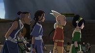 Avatar - Herr der Elemente – L-R: Sokka, Katara, Aang, Toph Beifong