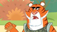 Sherlock Yack - Der Zoodetektiv – Der Tiger kann sich nicht erklären, wer den Geparden vergiftet haben soll.
