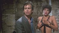 Castle Freak – L-R: John Reilly (Jeffrey Combs), Sylvana (Raffaella Offidani)
