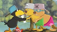 Der kleine Rabe Socke – Gegen zwei Piraten wie die Biberbrüder Arthur und Henry kommt Socke allein nicht an.