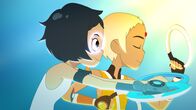 Droners – Die Piloten Corto (links) von Team Tiki und Sun (rechts) von den Tao Twins verstehen sich gut.