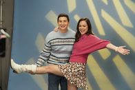 The Goldbergs – L-R: Geoff Schwartz (Sam Lerner), Erica Goldberg (Hayley Orrantia)