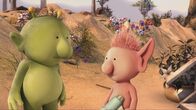 Q Pootle 5 – Mit ihrem Megafon geht Oopsy allen mächtig auf die Nerven. Das geht so weit, dass Pootle sie bitten muss, in den Wald zu gehen, um niemanden zu stören