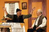Peter Steiners Theaterstadl – v.li.: Manfred Maier, Peter Steiner.