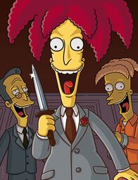 Die Simpsons – Die Simpsons wollen zu einer Restauranteröffnung gehen. Dort angekommen müssen sie jedoch feststellen, dass das Restaurant in Wirklichkeit gar nicht existiert, und sie ihr guter alter Feind Tingel-Tangel-Bob (M.) in einen gefährlichen Hinterhalt gelockt hat ...