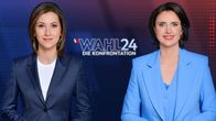 Wahl 24 - Die Konfrontation – Moderatorinnen der TV-Duelle zur Nationalratswahl 2024, v.li.: Alexandra Maritza Wachter und Susanne Schnabl.