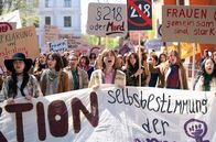 Alice – Demonstration gegen den Paragraphen 218.