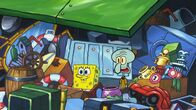 SpongeBob Schwammkopf – L-R: SpongeBob, Squidward