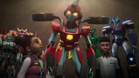 Transformers Earth Spark – v.li.: Thrash, Jawbreaker, Mo Malto, Twitch, Nightshade, Robby Malto, Hashtag