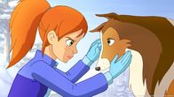 Lassie – Zoe bittet Lassie Hilfe zu holen.