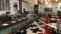 Restaurant Impossible – Second angle of Rosie's Cafe after renovations, as seen on Restaurant Impossible, Season 14.