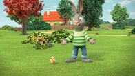Pip und Posy – Pip ist fassungslos- die kleine Ente Derek hat ihn zum "Enten- Papa" auserkoren.
