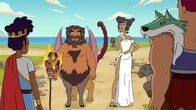 Krapopolis – v.li.: Tyrannis, Shlub, Deliria, Stupendous