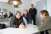 SOKO Kitzbühel – (v.li.) Harald Posch (Dr. Schreiner), Kristina Sprenger (Karin Kofler), Ferry Öllinger (Kroisleitner), Andreas Kiendl (Klaus Lechner).