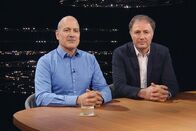 Sternstunde Philosophie – v.li.: Cyrus Schayegh und Kamran Safiarian