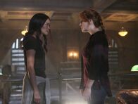 The Gifted – Clarice (Jamie Chung, l.); Dreamer (Elena Satine, r.)