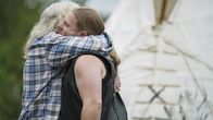 Alaskan Bush People – Billy and Noah Brown at a campfire.