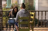 Star – Alexandra (Ryan Destiny, l.); Derek (Quincy Brown, r.)