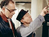 Polizeiruf 110 – Lutz Stückrath als Klaus Ahnert (r.) und Werner Brühne als Fritz Unruh.