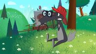 Wolf – Feuerwehrmann Wolf behält die Sicherheit im Blick.