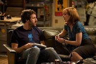 The IT Crowd – Roy Trenneman (Chris O'Dowd, l.); Jen Barber (Katherine Parkinson, r.)