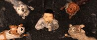 Isle of Dogs - Ataris Reise – (v.l.n.r.) Boss; Duke; Atari Kobayashi; King; Rex
