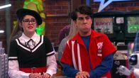 Warped! – L-r: Darby (Ariana Molkara), Hurley (Christopher Martinez)