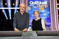 Quizduell - Olymp – Die Kandidat:Innen des Teams "Kulinarik": Christian Rach (l.) und Cornelia Poletto (r.).