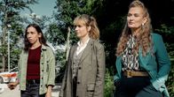 Tatort – Aussergewöhnlicher Anblick am Tatort (v.l.r.): Carol Schuler als Kommissarin Tess Ott, Anna Pieri Zuercher als Kommissarin Isabelle Grandjean und Rachel Braunschweig als Staatsanwältin Anita Wegenast.
