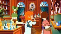 Hexe Lilli – Lilli und Jacqueline im Verkaufsladen der Parfummanufaktur.