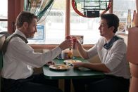 Get a Job – Roger Davis (Bryan Cranston, l.); Will Davis (Miles Teller, r.)