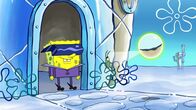 SpongeBob Schwammkopf – v.li.: SpongeBox's holographic doorman, Plankton