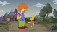 Die Simpsons – Krusty (l.); Bart (r.)