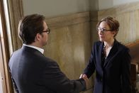 Bull – L-R: Michael Weatherly as Dr. Jason Bull and Dena Tyler as Liberty Davis