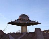 UFO-Jäger – 1655 W HWY 89A Sedona, AZ: Das UFO vor dem Red Planet Diner (Bildnachweis: National Geographic Channels/ Snake Oil Productions)