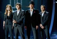 Die Unfassbaren - Now You See Me – L-R: Henley Reeves (Isla Fisher), J. Daniel Atlas (Jesse Eisenberg), Merrit McKinney (Woody Harrelson), Jack Wilder (Dave Franco).
