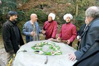 Vier Frauen und ein Todesfall – (v.li.) Harald Schrott (Raphael Dorn), Charly Rabanser (Salchegger), Georges Kern (Pepperl Nothdurfter), Michael Ostrowski (Franzi).