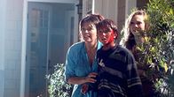 Under the Bed – L-R: Angela Hausman (Musetta Vander), Paulie Hausman (Gattlin Griffith), Cara Evans (Kelcie Stranahan)