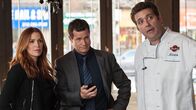 Unforgettable – L-R: Carrie Wells (Poppy Montgomery), Al Burns (Dylan Walsh), Marco Lantini (Craig Bierko)